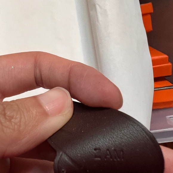 Authentic Hermes Lambskin Rodeo Pegase bag charm PM - Picture 2 of 3